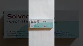 Solvocef  Cephalexin  500 mg capsules price [upl. by Lechner]