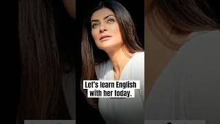 Let’s learn English with Sushmita Sen [upl. by Forbes]