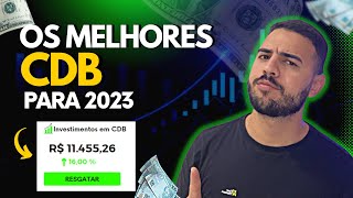 QUAL O MELHOR CDB PARA GANHAR DINHEIRO EM 2023 [upl. by Jabe]