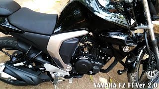 Yamaha fz v2 engine oil change  Yamaha fz v2 oil filter change  Yamaha fz fi [upl. by Oisorbma]