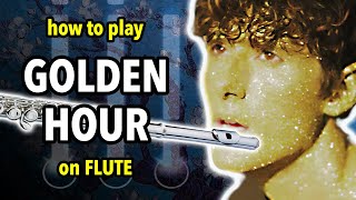 How to play Golden Hour on Flute  Flutorials [upl. by Moorish]