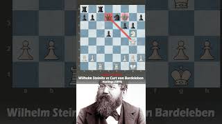 The famous quotSteinitz vs Bardelebenquot chess game [upl. by Patricio553]