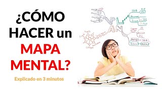 💥 Cómo hacer un MAPA MENTAL efectivo explicado en 3 minutos y medio [upl. by Volding239]