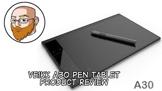 Product Review  Veikk A30 Pen Tablet [upl. by Sower]