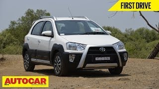 Toyota Etios Cross  First Drive Video Review  Autocar India [upl. by Enaamuj123]