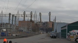 Sunbury Generation Power Plant Demolition  October 25 2019 Shamokin Dam Pennsylvania  4K [upl. by Ofloda373]