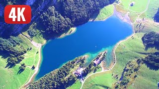 EBENALP amp SEEALPSEE Switzerland  Stunning View by DRONE in 4K MUST SEE [upl. by Shelman]