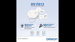 Omron Electronic Pulse Massager HVF013 [upl. by Coney]