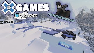 X Games Slopestyle In The Snowboard Game [upl. by Anilrahc600]