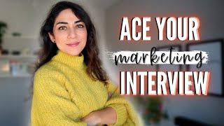 How To Prepare for a MARKETING JOB INTERVIEW  Common marketing interview questions and answers [upl. by Jumbala]