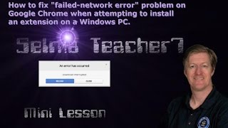 How to Fix quotFailedNetwork Errorquot Problem on Google Chrome Extension Web Store [upl. by Atiugal]