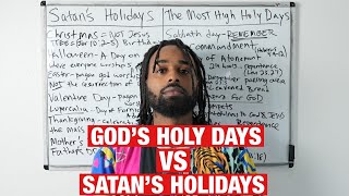 Satans Pagan Holidays vs Gods Holy Days [upl. by Ohnuj947]