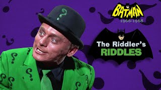 SUPERCUT The Riddlers Riddles in Batman 19661968 [upl. by Ilana207]