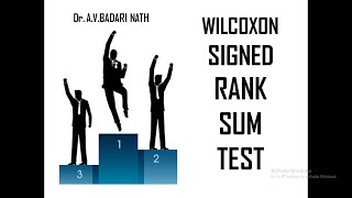 Wilcoxon Signed Rank Sum Test [upl. by Ecnaret]