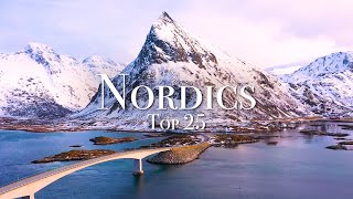 Top 25 Places To Visit In The Nordics [upl. by Mesics263]