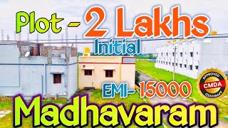 Plots in 2 Lakhs  Chennai Madhavaram near  Bank Loan or 0 Interest EMI ☎️  8098806923 [upl. by Eiramoj879]