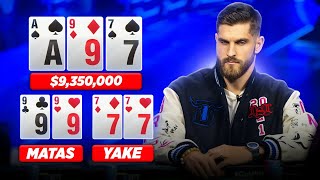 SICKEST Poker SET Over SET Hands [upl. by Sims]