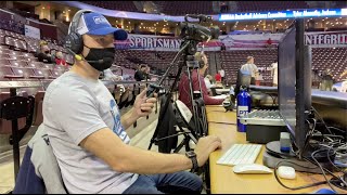 Producing MSHSAA Basketball with BlueFrames Production Truck [upl. by Nosreh]