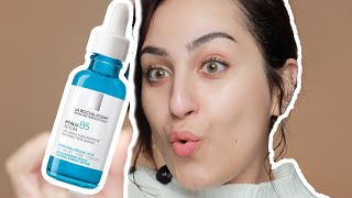 تجربتي مع سيرم لاروش هايلارونيك اسيد LA ROCHE POSAY hyalu b5 serum [upl. by Alyose]