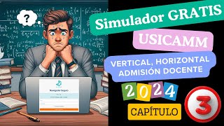 🔴USICAMM🚩Simulador DOMINIO 4😃GRATIS✅Estudia para TODOS los procesos de USICAMM🤗TEMA 3 [upl. by Nylrem]