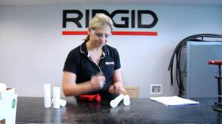 How To Use The RIDGID® PTEC 3000 Tailpiece Extension Cutter [upl. by Falo614]