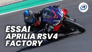 Essai Aprilia RSV4 Factory 2021 [upl. by Oilicec557]