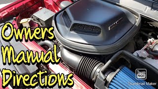 How To Clean Your Mopar Cold Air Intake Filter [upl. by Aldric619]