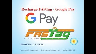 Recharge FASTag with Google Pay  UPI Tamil [upl. by Fraya]