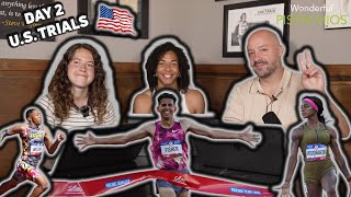 Highlights from Day 1 at the US Olympic Track amp Field Trials FloTrack Podcast [upl. by Ailaht]