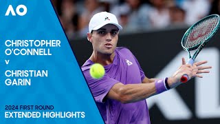 Christopher OConnell v Christian Garin Extended Highlights  Australian Open 2024 First Round [upl. by Anilahs839]