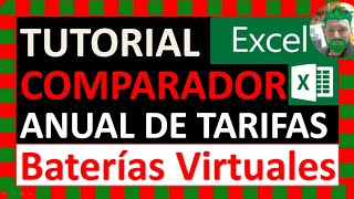 👨‍🎓Tutorial Comparador Anual de Tarifas📊 y Facturas  Parte 3 Baterías Virtuales y Ajuste del Gas [upl. by Nealah]