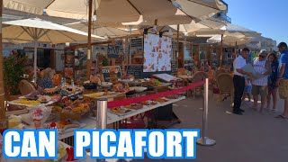 Can Picafort Mallorca 🇪🇸 Walking tour in 4K HDR [upl. by Aliwt]