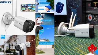 OOSSXX Wireless Security Camera  A Simple Surveillance Solution [upl. by Taddeo]