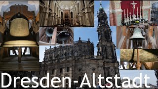 Dresden DD Glocken der Kathedral und ehem Hofkirche Ss Trinitatis Turmaufnahme [upl. by Ojahtnamas]