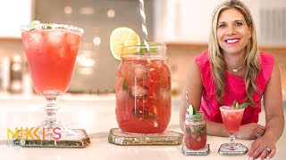 How to make awesome watermelon Cocktails  Summer Recipe [upl. by Mara186]