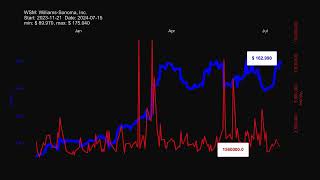 WSM WilliamsSonoma Inc  stock prices historical data [upl. by Shaner]