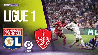 Lyon vs Stade Brest  LIGUE 1 HIGHLIGHTS  041424  beIN SPORTS USA [upl. by Ynaitirb707]