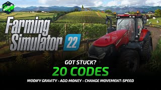 FARMING SIMULATOR 22 Cheats Add Money Change MovementSpeed   Trainer by PLITCH [upl. by Gaylene]