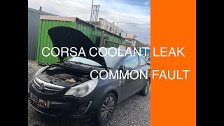 Corsa 12 coolant leak COMMON FAULT [upl. by Edith]