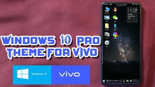 Windows 10 Theme For VIVO  VIVO Themes itz [upl. by Aldin]