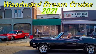 Woodward Dream Cruise car show 2021 Michigan hot rods classic cars muscle cars trucks Police Wreck [upl. by Javler562]