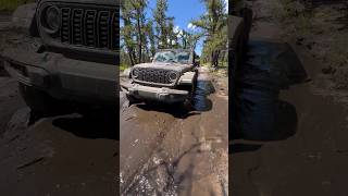 Jeep Wrangler 4XE rescue from mud jeep offroad wranhler4xe [upl. by Ulphia875]