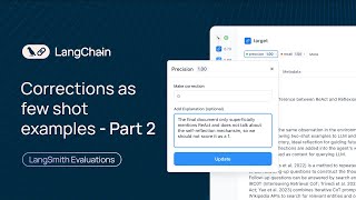 Corrections  Few Shot Examples Part 2  LangSmith Evaluations [upl. by Dominic]