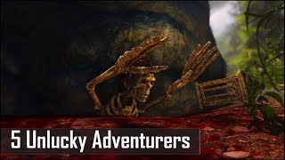 Skyrim 5 More Unlucky Adventurers and Explorers You May Have Missed The Elder Scrolls 5 Secrets [upl. by Chang601]