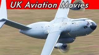 Enormous Airbus A400M Atlas weaving through the Mach Loop [upl. by Coady340]