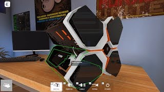 PC Building Simulator  INSANE CASE Gamerstorm Quadstellar Watercooling [upl. by Ecile]