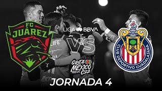 Resumen y Goles  Juárez vs Chivas  Liga BBVA MX  Grita México C22  Jornada 4 [upl. by Slerahc]