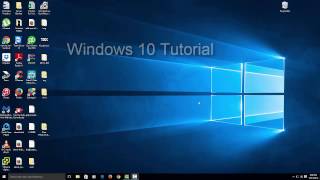 Windows 10 for beginners Tutorial Part 1 [upl. by Benjie]