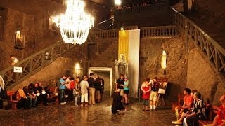 Poland  Wieliczka Salt Mine [upl. by Ellevehs]