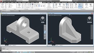 AutoCAD 3D Basics Training Exercises  2 of 3 [upl. by Aremaj]